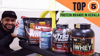 Top 5 Protein Powder  Best Whey Protein  Protein Supplements Kerala 2020  Thuglife Mallu Fitness [upl. by Aleunam576]