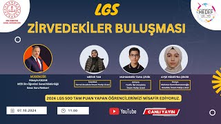 2025 LGS ZİRVEDEKİLER BULUŞMASI [upl. by Artiek]