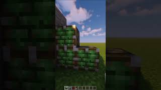 2x2 Flush PISTON DOORminecraftbuilds viral minecraft [upl. by Erving]