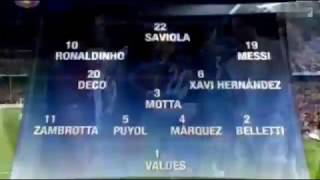 Barcelona vs Liverpool 12  UCL 20062007 ida [upl. by Audwin]