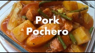 Cooking Pork Pochero [upl. by Adalai400]