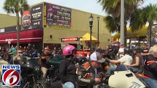 Bike Week begins in Daytona Beach as bikers flock to Central Florida [upl. by Ived489]