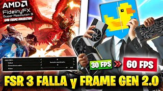 ✅ LOSSLESS SCALING 20 MEJORA y FSR 3 FRAME GENERATION OFICIAL tiene PROBLEMAS  Noticias PC [upl. by Susan4]