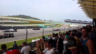 Formula 1 2014 Sepang Start pure sound [upl. by Libnah]