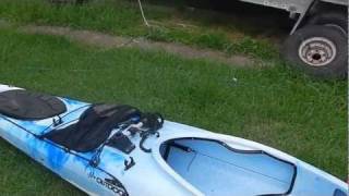 Kayak outriggers BCF and fishing equipment installmp4 [upl. by Annayek773]