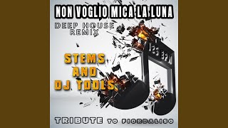 Non voglio mica la luna Deep House Remix Acapella [upl. by Aihsemak]