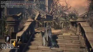 Dark Souls 3 Alle 10 UntotenKnochensplitter Fundorte Erfolg  Trophäe Ultimatives Leuchtfeuer [upl. by Dlarej]