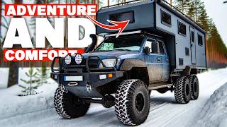 10 Epic OFF ROAD EXPEDITION TRUCKS Built to Conquer WINTER in Style [upl. by Atsirhc]