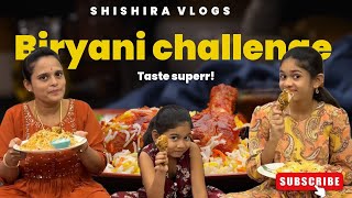 Biryani challenge🔥🤤 shishiravlogs comedy explore viral biryani shishira challange funnyvideo [upl. by Yenial]