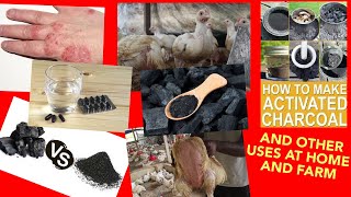 How to make activated charcoal to boost broiler weight other animals and home uses [upl. by Rediah849]