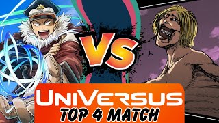 Smiling Titan Life VS Inasa Yoarashi Water  UniVersus Gameplay [upl. by Westbrooke819]