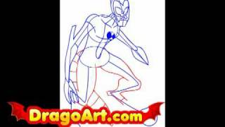 How to draw Ben 10 aliens step by step [upl. by Yhprum400]