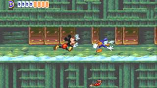 World of Illusion Starring Mickey Mouse and Donald Duck 2 player Netplay game [upl. by Ecinej317]