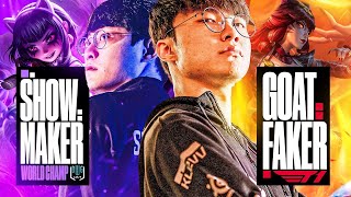 FAKER VS SHOWMAKER  THE LCK CLASSIC  T1 VS DK [upl. by Oisorbma151]