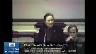 1984 SOUNDWORD LABRI CONFERENCE VIDEO  LAbri Changes 1984  Edith Schaeffer [upl. by Oirramaj703]