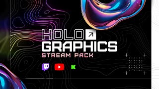 NEW Holographics Stream Overlay Pack for Twitch [upl. by Arda411]