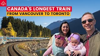 5 Days on the Via Rail Train from Vancouver to Toronto Travelling Across Canada Part 1 [upl. by Divaj656]