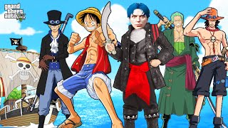 One Piece ပင်လယ်ဓားပြတွေက ကျနော့်ကိုမွေးစားခဲ့တယ် Adopted by One Piece Family in GTA V [upl. by Deragon251]