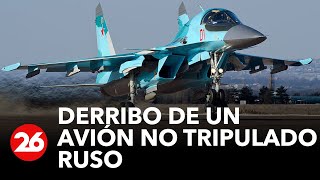 GUERRA RUSIAUCRANIA  Así derribaron las fuerzas aéreas ucranianas un avión no tripulado ruso [upl. by Ittocs]