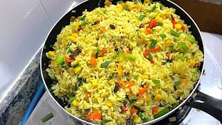 THE ORIGINAL AND TYPICAL NIGERIAN PARTY FRIED RICE [upl. by Ariana]