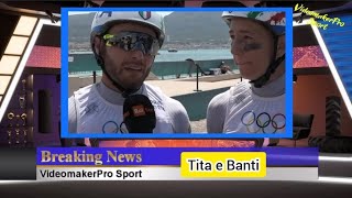 Olimpiadi Parigi Tita e Banti medaglia doro nella Vela Nacra 17 impresa Italia [upl. by Zedekiah]