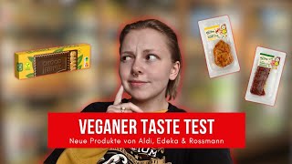 Neue vegane Produkte 2024 im Test 🌱 Aldi Edeka amp co [upl. by Jablon]