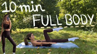 10MIN full body everyday hourglass pilates workout  intermediate pilates  toned  small waist [upl. by Timmons]