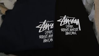 STUSSY X DSM LONDON CHAPTER HOODIE  TEE UNBOXINGREVIEW [upl. by Sarena]