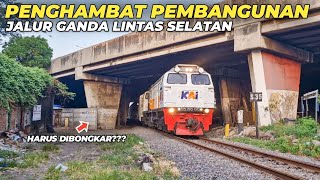 PILAR TOL PENGHAMBAT JALUR GANDA LINTAS SELATAN JADI DILANJUT KE SURABAYA Kolong Tol Pagesangan [upl. by Primalia712]