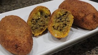 How to make Puerto Rican Alcapurrias de yuca Cassava [upl. by Swanhilda]