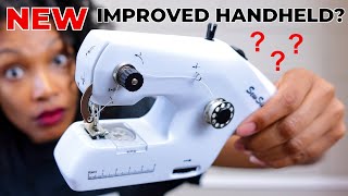 Is This New HANDHELD Sewing Machine Better [upl. by Ayahsal829]