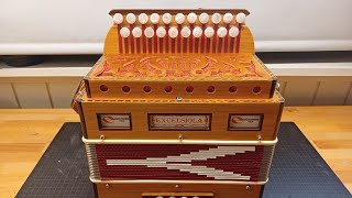 Excelsiola by Excelsior GC melodeon accordion for sale [upl. by Alakim]