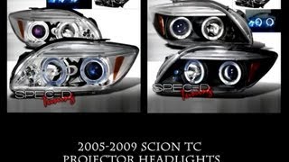 20052009 Scion tC SpecD Aftermarket Headlight Installation [upl. by Attenev]