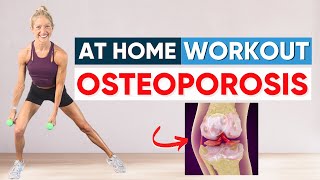 At Home Workout For OSTEOPOROSIS 20 Min Full Body [upl. by Gnen]