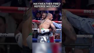 FIRED ON THE SPOT Mayweathers Referee Gets Sacked Mid Fight [upl. by Htebazil852]