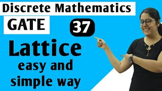 Lattice in Discrete Mathematics in HINDI  Lattice Poset Partial Order Relation Hasse [upl. by Notirb]