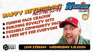 NFWednesday  FUNIME NFT pack crackin  a possible community pack and a FREE NFT for everyone [upl. by Oniratac]