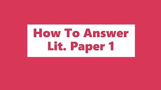 How To Answer Literature Paper 1 Qs A Christmas Carol AQA [upl. by Zsolway115]