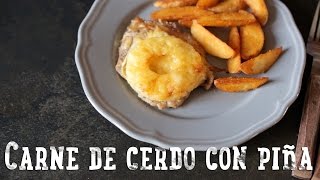 Carne de cerdo con piña Buena comidA [upl. by Dulci950]