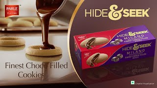 Parle Platina  Hide amp Seek Milano Centre Filled Cookies  Choco [upl. by Kaya]