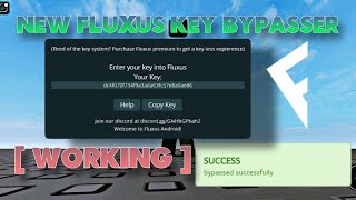 PATCHED   New Fluxus Key Bypasser Extension Method [upl. by Anaud]