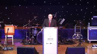 Yossi Poznanski ztquotl at the Bonei Olam dinner in Manchester [upl. by Yttap831]