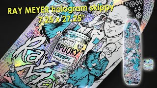 FREESTYLE skateboard deck RAY MEYER hologram skippy 725 x 2725quot [upl. by Eenerb]