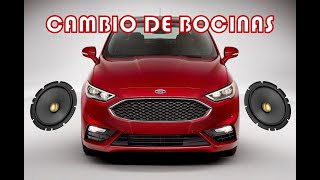 CAMBIO DE BOCINAS DELANTERAS Y TRASERAS FORD FUSION [upl. by Santoro]