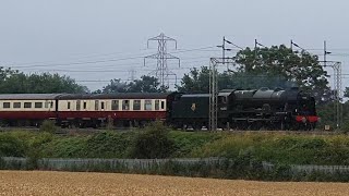 46100 Royal Scot passing Marston Jabbett 8th August 2024 [upl. by Tuttle]