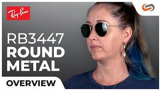 RayBan RB3447 Round Metal Overview  SportRx [upl. by Turnheim]