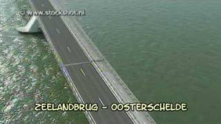 Zeelandbrug Oosterschelde aerial shots [upl. by Chris142]