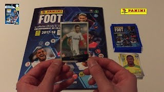 OUVERTURE DU PACK DE DEMARRAGE PANINI FOOT STICKERS LIGUE 1 CONFORAMA ET DOMINOS LIGUE 2 20172018 [upl. by Romina]