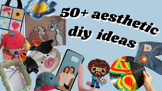 Tipy a nápady co si vyrobit  50 AESTHETIC DIY IDEAS [upl. by Adnolor840]