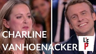 LEmission politique  Charline Vanhoenacker face à Emmanuel Macron le 06 avril 2017 France 2 [upl. by Aehsa]